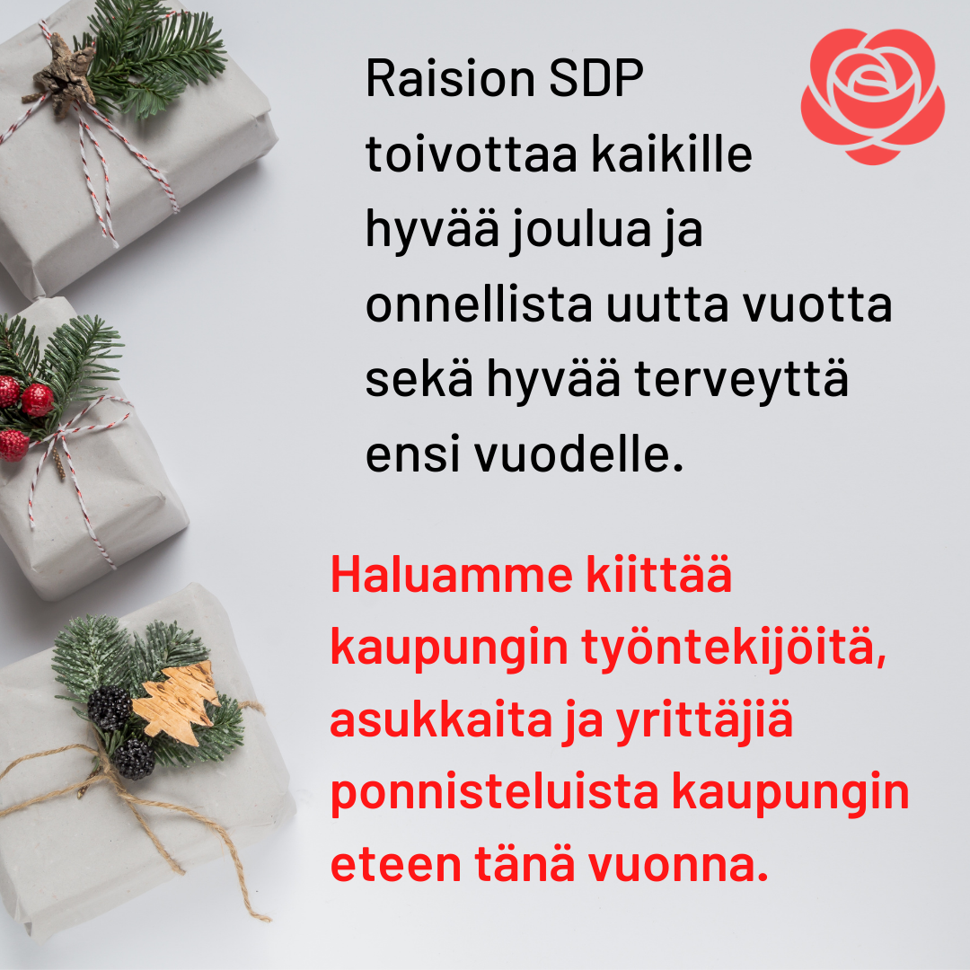 Tiedote: Raision SDP on ensi vuodesta alkaen ”yhden katon alla”